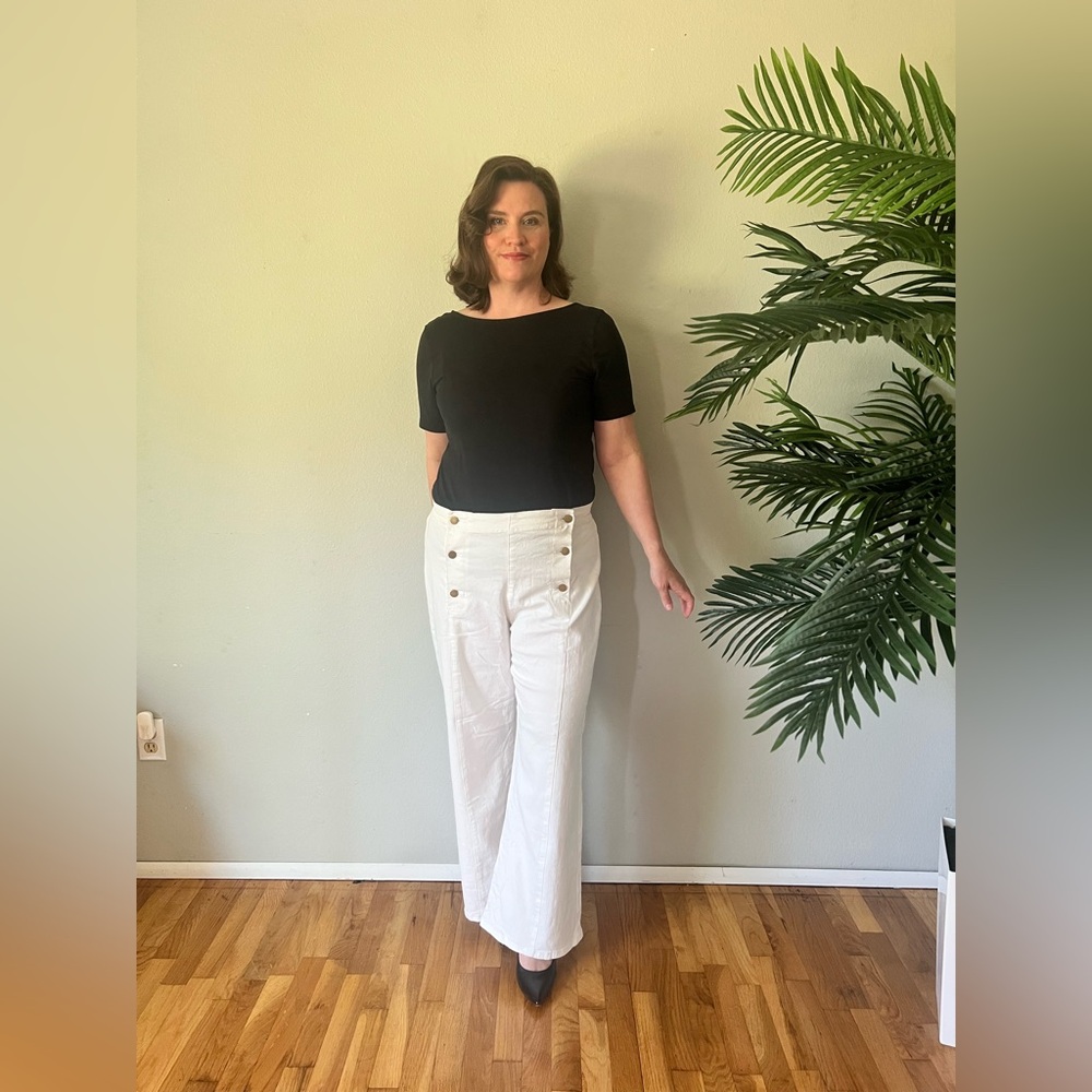 ✨NWT Belle Poque High Waist 1950s Wide Sailor Pants – (XL / US 16)